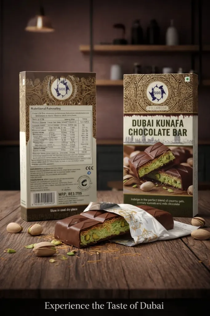 SIDD DUBAI KUNAFA CHOCOLATE BAR